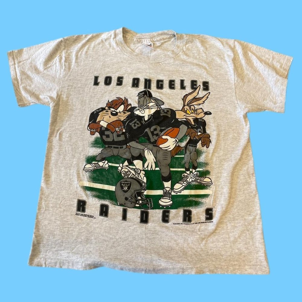 Vintage 94 raiders looney toons shirt
